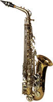 photo of a saxophone