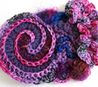 photo of freeform crochet