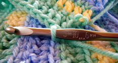 photo of crochet hook