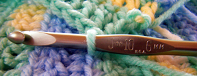 photo of crochet hook