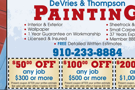 Thumbnail of the Devries and Thompson Painting coupon sample